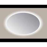 Spiegel Ovaal Sanicare Q-Mirrors 140x90 cm PP Geslepen LED Cold White Met Sensor - thumbnail