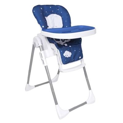 Interbaby Kinderstoel Inklapbaar 55 X 107 Cm Aluminium Blauw Interbaby Kinderstoel Inklapbaar 55 X 107 Cm Aluminium Blauw