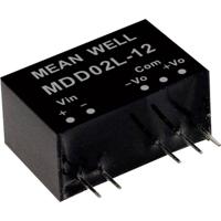 MEAN WELL MDD02N-05 DC/DC-convertermodule 200 mA 2 W Aantal uitgangen: 2 x Inhoud 1 stuk(s) - thumbnail