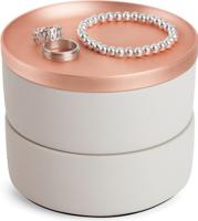 Umbra Sieraden opberger marmer - Sorteervakken & Stapelbaar & Decoratief & Met deksel - thumbnail