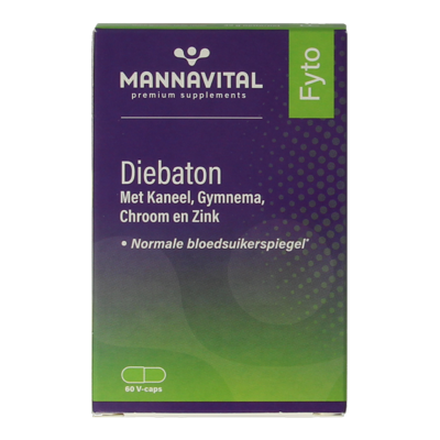Mannavital Diebaton 60 Vegetarische capsules Mannavital Diebaton 60 Vegetarische capsules