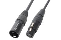PD Connex Signaalkabel XLR male/female 3-pins - 6 meter - zwart - thumbnail