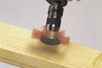 Wolfcraft Nylon-rotorborstel | Rood | 6-kant schacht | Ø100mm | 1 stuk - 1512000 - thumbnail