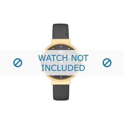 Danish Design horlogeband IV18Q1097 Leder Zwart Danish Design horlogeband IV18Q1097 Leder Zwart