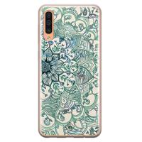 Samsung Galaxy A50/A30s siliconen hoesje - Mandala blauw - thumbnail