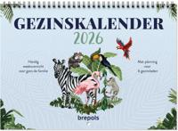 Brepols gezinskalender weekoverzicht, Nederlandstalig, 2026 - thumbnail