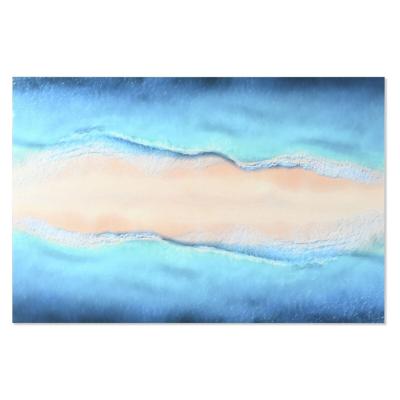 Schilderij Home ESPRIT Blauw Beige Bedrukt 150 x 0,4 x 100 cm