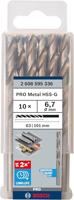 Bosch Accessories 2608595336 2608595336 HSS Metaal-spiraalboor 6.7 mm Gezamenlijke lengte 101 mm Geslepen DIN 338 Cilinderschacht 10 stuk(s) - thumbnail