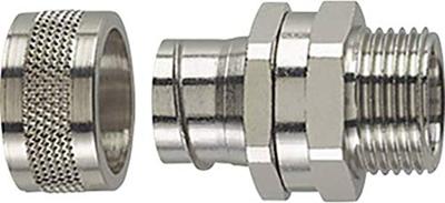 HellermannTyton 166-31104 PCS20-SM-M20-NPB-ML Slangbevestiging Metaal M20 Recht 1 stuk(s)
