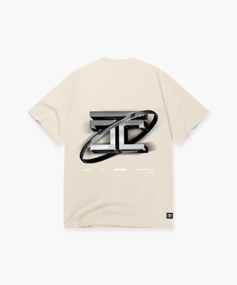 Jorcustom Poetry In Motion Loose Fit T-Shirt Heren Gebroken Wit - Maat XL - Kleur: Gebroken Wit | Soccerfanshop