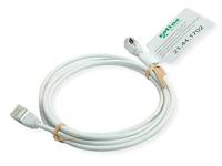 ROLINE GREEN F/UTP DataCenter Patchkabel Cat.6A (Class EA), LSOH, extra dun, blauw, 2 m - thumbnail