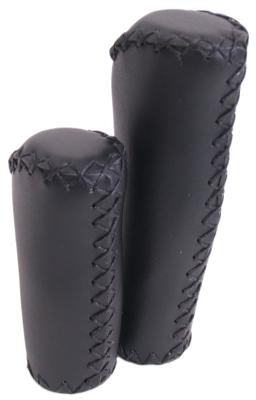 Edge Handvatset leer - zwart - 135/92mm (werkplaatsverpakking)