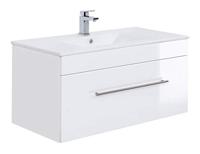 Wastafelkast Ivar Wit L - thumbnail