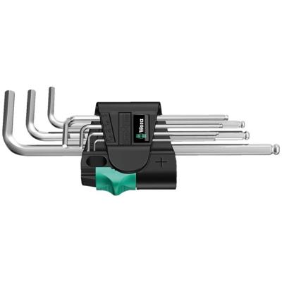 Wera 950 PKL/7 SM N Inbus Haakse schroevendraaierset 1.5 mm, 2 mm, 2.5 mm, 3 mm, 4 mm, 5 mm, 6 mm 7-delig