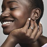 Pandora 791476C01 Hangbedel Sparkling Double Halo Heart zilver-zirconia roze-wit - thumbnail