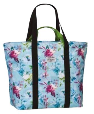 Fabrizio strandtas 46 x 46 cm polyester blauw