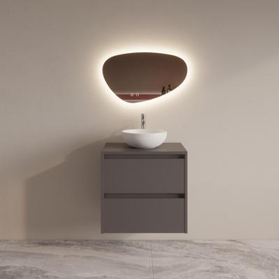 Badmeubelset BWS Riga Met Topplaat 60 cm Leigrijs