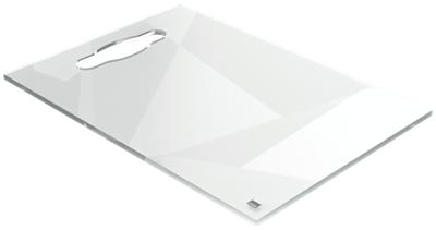 Notitiebord Nobo transparant acryl met handgreep A4 Notitiebord Nobo transparant acryl met handgreep A4