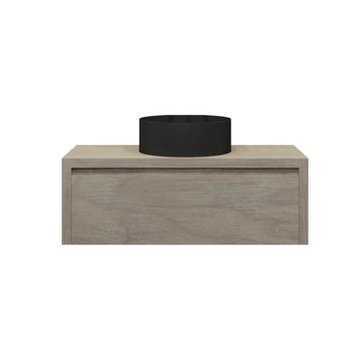 Badkamermeubelset Gliss Ares 100 cm Met Waskom Corn Silk