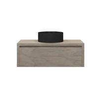 Badkamermeubelset Gliss Ares 100 cm Met Waskom Corn Silk - thumbnail