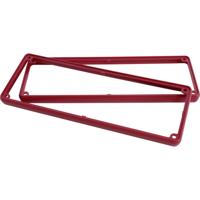 Hammond Electronics 1455UBRED Lenskap ABS Rood (l x b x h) 196 x 71 x 11.60 mm 2 stuk(s) - thumbnail