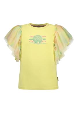 B.Nosy zomer top meisjes - geel - mesh mouwen - Tora