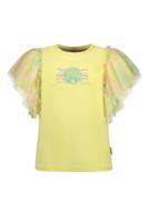 B.Nosy zomer top meisjes - geel - mesh mouwen - Tora - thumbnail