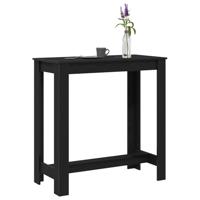 Bartafel Zwart Eiken 102 x 50 x 103.5 cm Bewerkt hout - thumbnail
