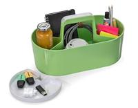 HAN HA-1200-80 Toolbox Loft Mobiele Organiser Lime Groen 4 Vakken Met Uitneembaar - thumbnail