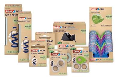 tesa ECO & CRYSTAL 59043-00000-00 tesafilm tesafilm Eco & Crystal Transparant (l x b) 10 m x 19 mm 8 stuk(s)