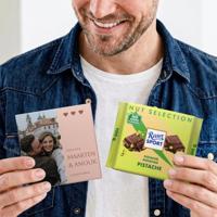 Gepersonaliseerde chocolade - Ritter Sport - Pistache - thumbnail