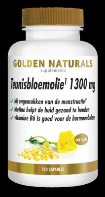 Golden Naturals Teunisbloemolie 1300mg Capsules Golden Naturals Teunisbloemolie 1300mg Capsules