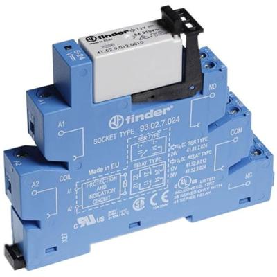 Finder 38.52.7.024.0050 Koppelrelais 24 V/DC 8 A 2x wisselcontact 1 stuk(s)