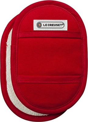 Le Creuset Pannenlappen - Kersenrood - 18 x 13 cm - 2 stuks