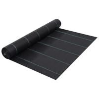 Worteldoek 2x25 m PP zwart - thumbnail