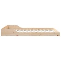 Bedframe Bruin 140 x 190 cm Massief grenenhout - thumbnail