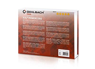 Oehlbach: XXL Powercord 0,75 meter - Bruin Oehlbach: XXL Powercord 0,75 meter - Bruin