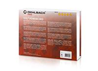 Oehlbach: XXL Powercord 0,75 meter - Bruin - thumbnail