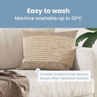 VidaXL Hoofdkussen met kussen 2 pcs wit 61 x 41 x 20 cm polyester - thumbnail