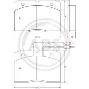 Remblokken set 36180
