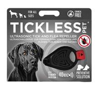 TICKLESS TEEK EN VLO AFWEER VOOR HOND EN KAT ZWART - thumbnail