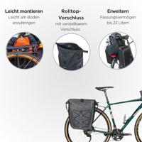 Basil navigator storm mik side fietstas - sportieve en functionele enkele fietstas - zwart - 100% waterdicht - thumbnail