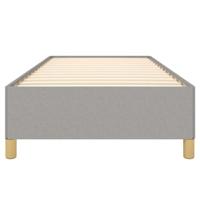 Bedframe zonder matras 80x200 cm stof lichtgrijs - thumbnail