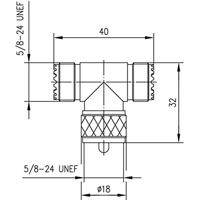 Telegärtner 100024349 100024349 BNC-adapter UHF-bus - UHF-stekker, UHF-bus 1 stuk(s) - thumbnail