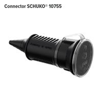 MENNEKES 10755 Koppeling met randaarde Plastic 230 V Zwart IP44 - thumbnail