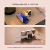 Satechi OntheGo 2-in-1 wireless oplader (15W) - Desert Rose - thumbnail