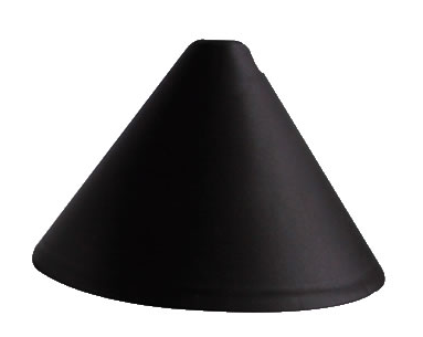 Corodex 990 zwart plafondkapje 110mm 08654107