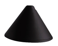 Corodex 990 zwart plafondkapje 110mm 08654107 - thumbnail