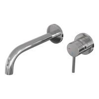 BRAUER Stripe Inbouw Wastafelmengkraan - gebogen uitloop en rozetten - model A1 - chroom 5-CE-328 - thumbnail