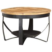 vidaXL Salontafel ?? 68x43 cm ruw mangohout - thumbnail